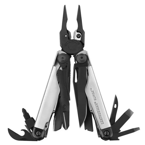 Мультитул Leatherman Surge LE (21 функц., нейлон. чехол) черный/серебро