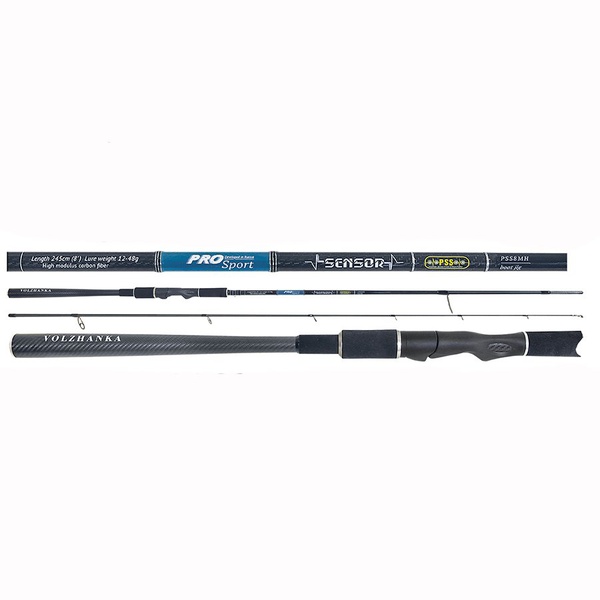 Спиннинг Волжанка Pro Sport Sensor 2.45м, тест  6-32г