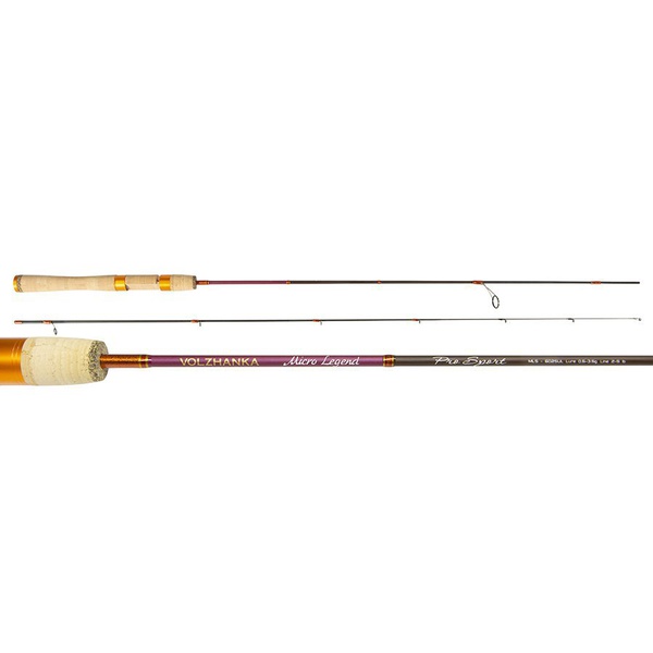 Спиннинг Волжанка Pro Sport Micro Adamant MLS-602SUL 1.8м, тест 0.5-3.5г
