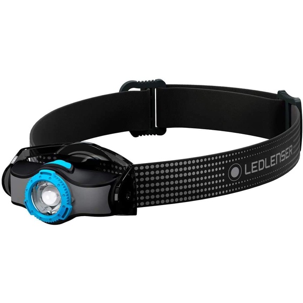 Фонарь налобный Led Lenser MH3 черно-голубой