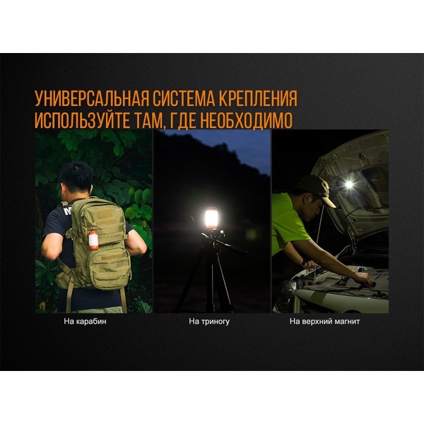 Фонарь Fenix CL26R чёрный