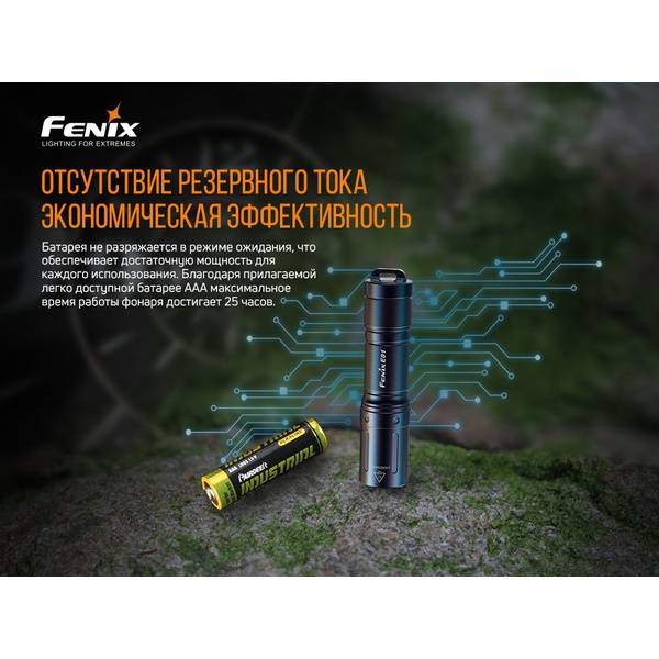Фонарь Fenix E01 V2.0 синий