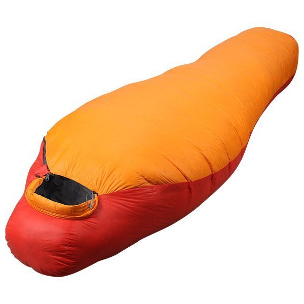 Спальный мешок пуховый Splav Adventure Permafrost 220см Красный/оранжевый