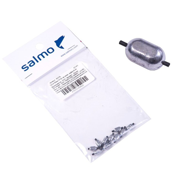 Груза Salmo Oval на силиконовой трубке (10 штук) 0,7г