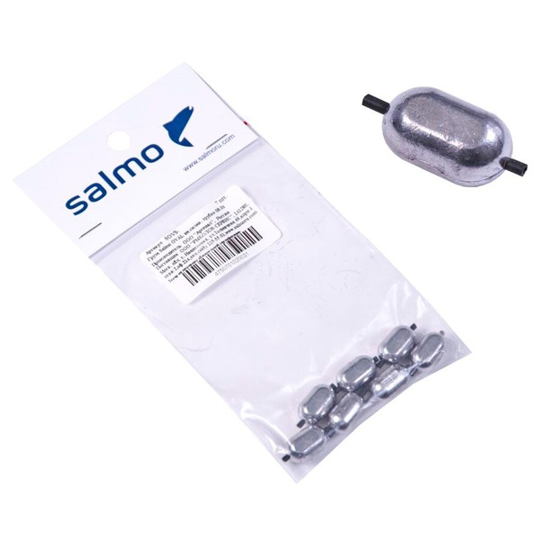 Груза Salmo Oval на силиконовой трубке (7 штук) 9г