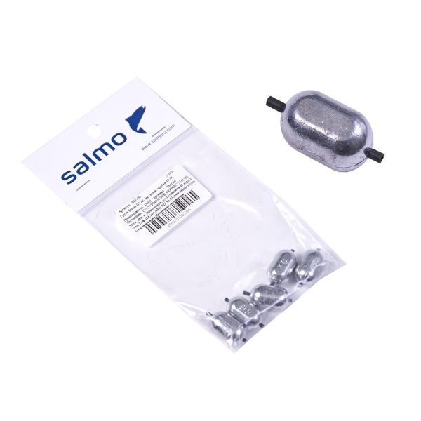 Груза Salmo Oval на силиконовой трубке (5 штук) 14г