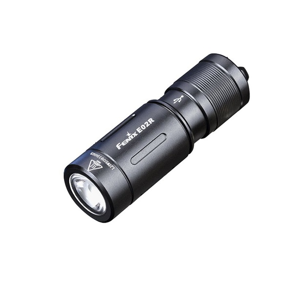 Фонарь Fenix E02R чёрный