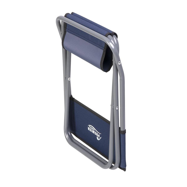 Стул складной Premier Fishing СР-395 (со спинкой) синий