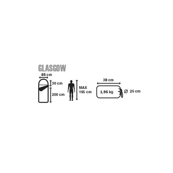Спальный мешок Jungle Camp Glasgow
