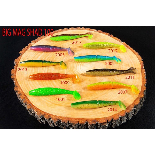 Приманка Волжанка BigMag Shad 100 силиконовая (5 шт) 1009