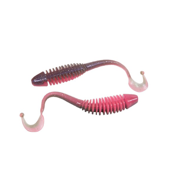 Приманка Волжанка Tailed Worm 130 силиконовая (6 шт) 2005