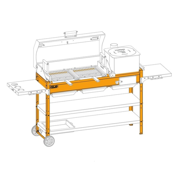 Жаровня Helios Smart HS-GS-R-1202 1200 мм