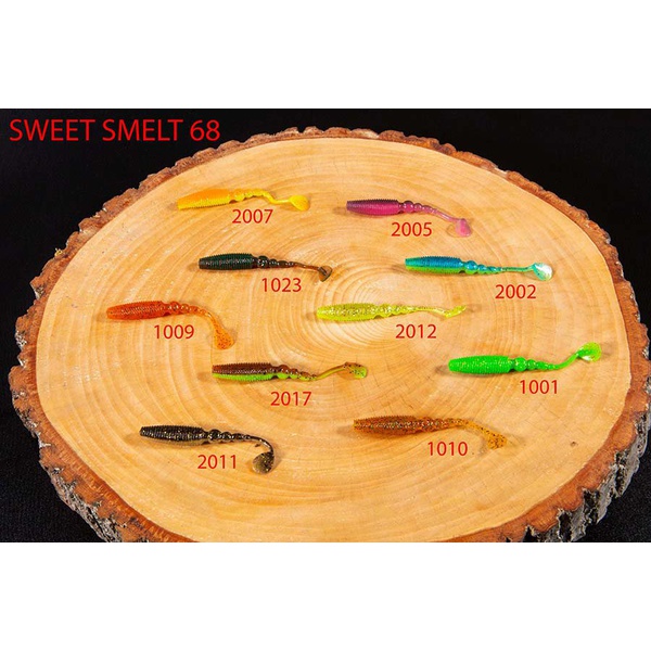 Приманка Волжанка Sweet Smelt 68 силиконовая (8 шт) 2011