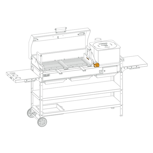 Перекладина жаровни Helios Smart HS-GS-B