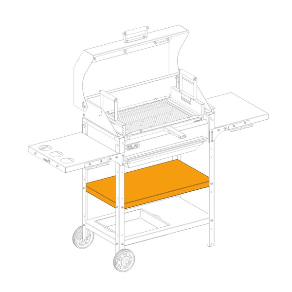 Полка Helios Smart HS-GS-SS-604 (сплошная)