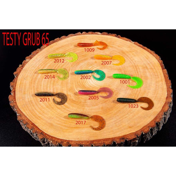 Приманка Волжанка Tasty Grub 65 силиконовая (8 шт) 1001