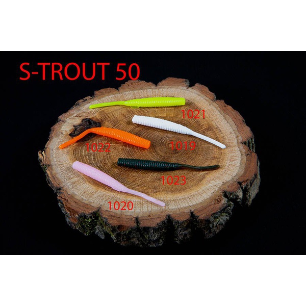 Приманка Волжанка S-trout 50 силиконовая (8 шт) mix