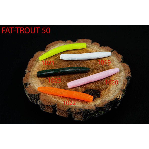 Приманка Волжанка Fat-trout 50 силиконовая (12 шт) mix