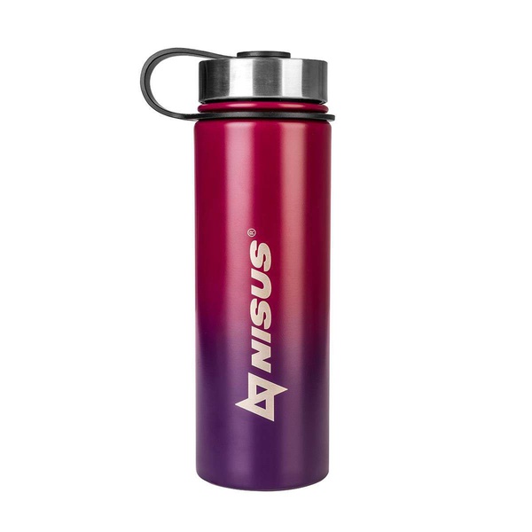 Термобутылка Nisus N.TB-022-RB розовый/фиолетовый, 0,53 л