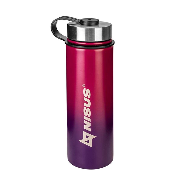 Термобутылка Nisus N.TB-022-RB розовый/фиолетовый, 0,53 л