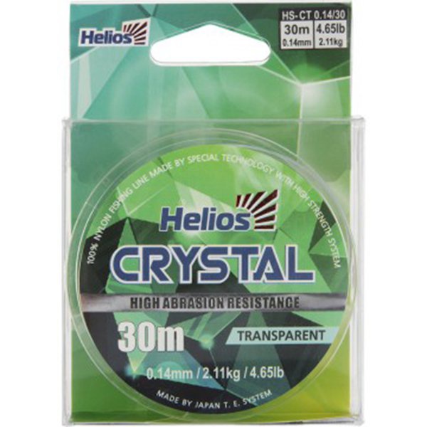 Леска Helios Crystal Nylon Transparent 0,14 мм/30