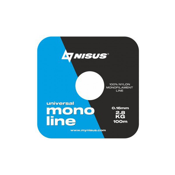 Леска Nisus Monoline Blue (100м/нейлон) 0,16 мм