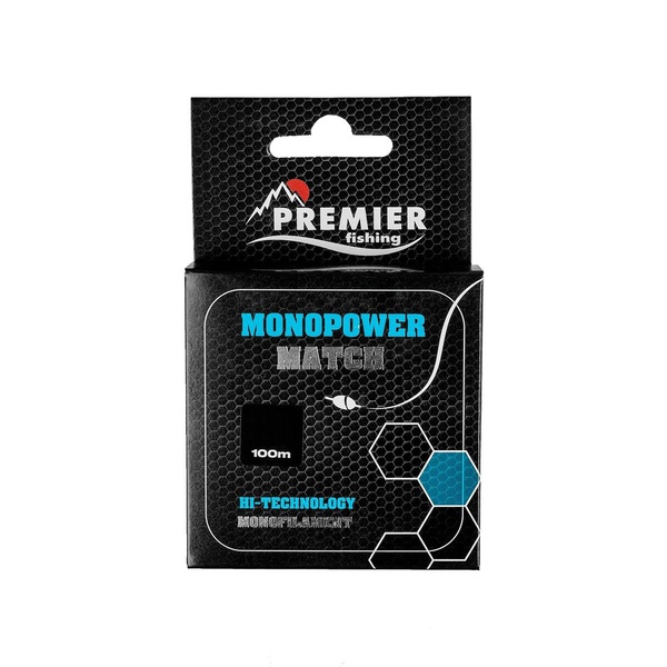 Леска Premier Monopower Match Blue Nylon (100 м) 0,16 мм