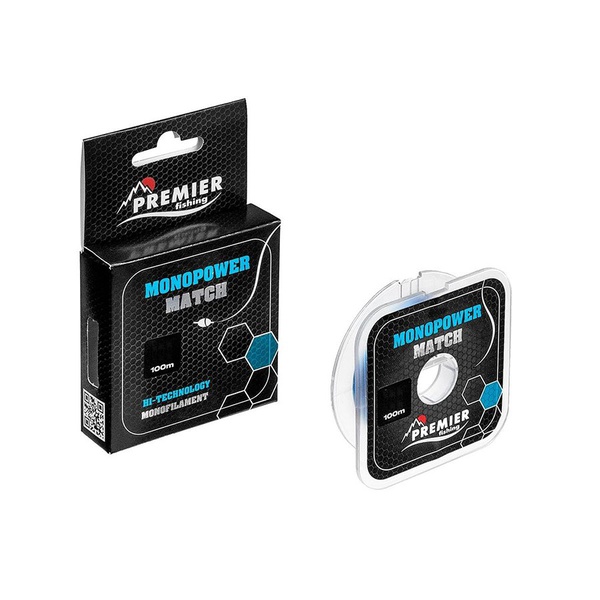 Леска Premier Monopower Match Blue Nylon (100 м) 0,20 мм