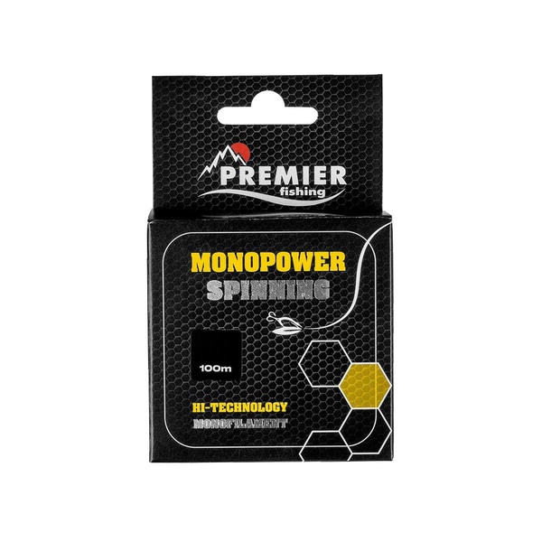Леска Premier Monopower Spinning F.Yellow Nylon (100 м) 0,16 мм