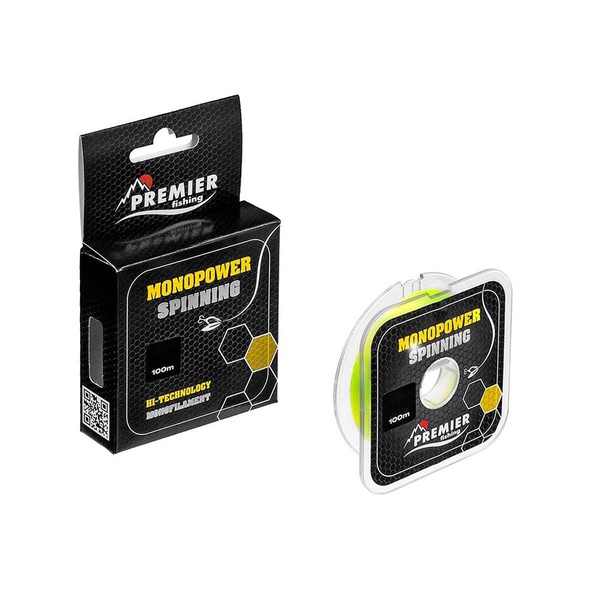 Леска Premier Monopower Spinning F.Yellow Nylon (100 м) 0,28 мм