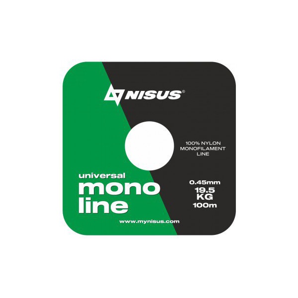 Леска Nisus Monoline Green (100м/нейлон) 0,45 мм