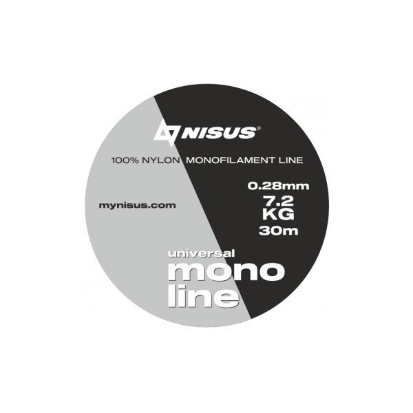 Леска Nisus Monoline Universal (30м/нейлон) 0,28 мм