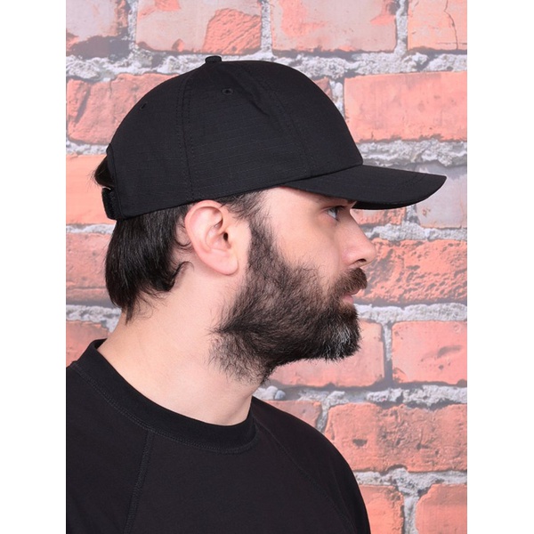 Бейсболка городская Keotica (рип-стоп) черный