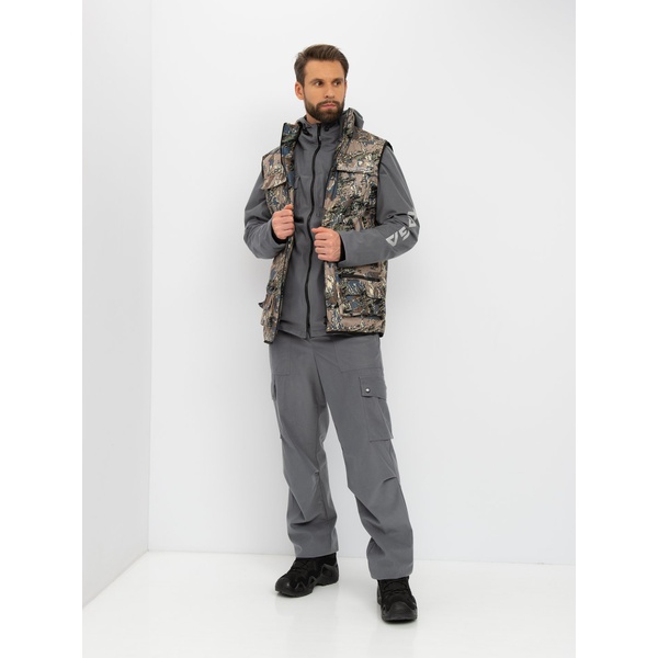 Костюм Huntsman Тайга-3, демисезонный Лабиринт/серый