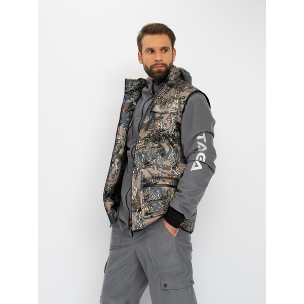 Костюм Huntsman Тайга-3, демисезонный Лабиринт/серый