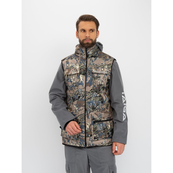 Костюм Huntsman Тайга-3, демисезонный Лабиринт/серый