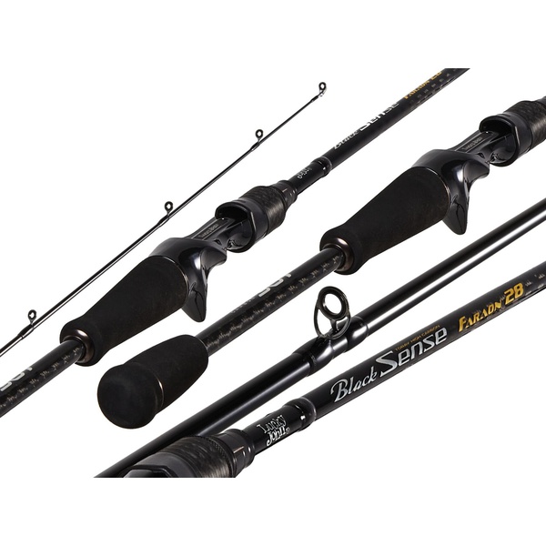 Спиннинг кастинговый Lucky John Black Sense Faraon Cast 6'6" (1.98) тест до 28