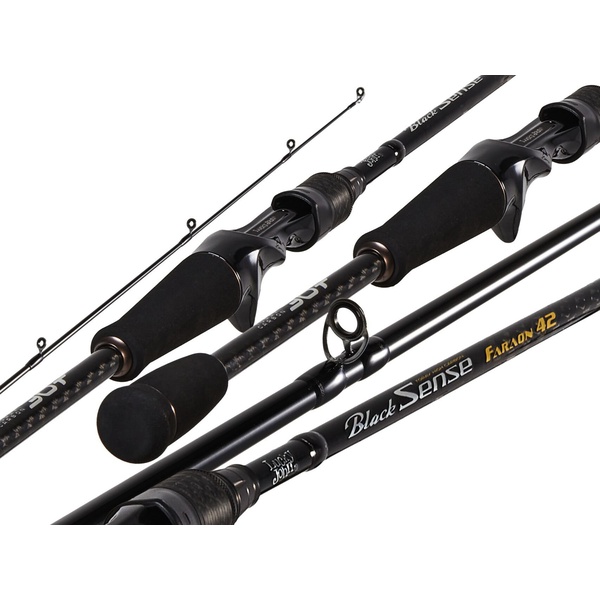 Спиннинг кастинговый Lucky John Black Sense Faraon Cast 7'3" (2/21) тест до 42