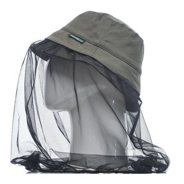 Панама-накомарник Huntsman Трансформер (cotton) хаки