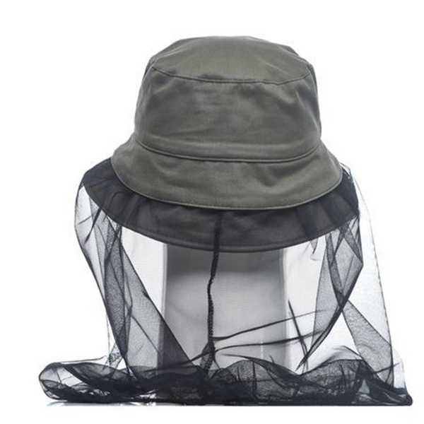 Панама-накомарник Huntsman Трансформер (cotton) хаки