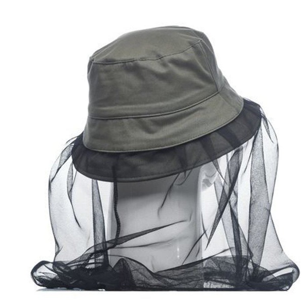 Панама-накомарник Huntsman Трансформер (cotton) хаки