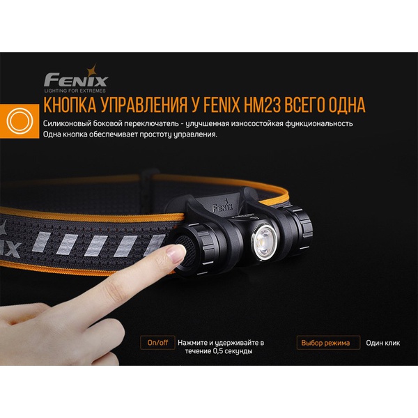 Фонарь налобный Fenix HM23