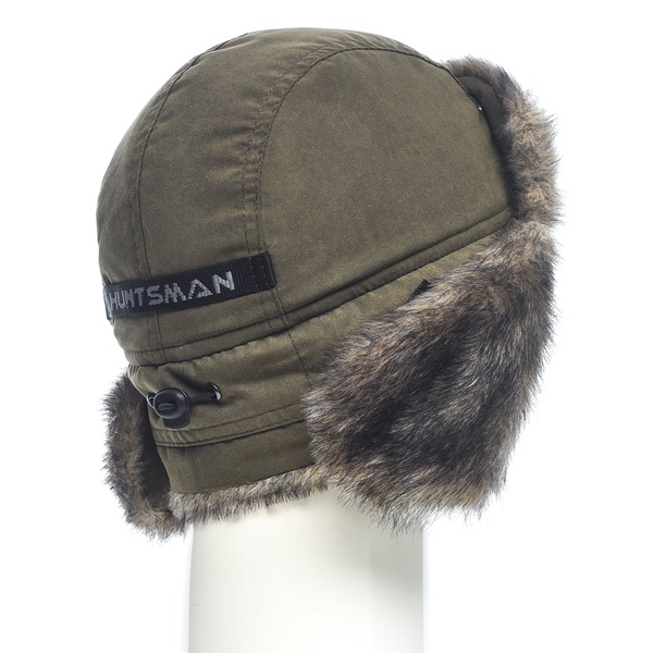 Шапка-ушанка Huntsman Yukon Ice хаки, тк. Финляндия
