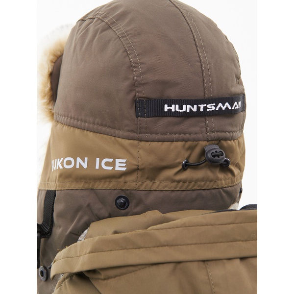 Шапка-ушанка Huntsman Yukon Ice хаки, тк. Breathable