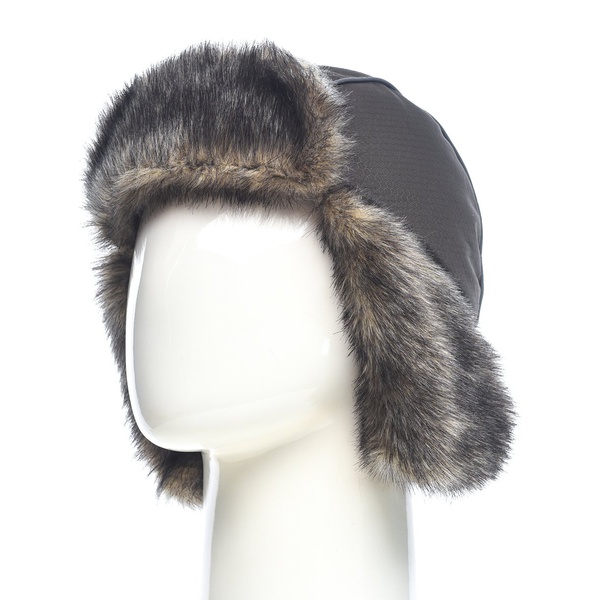 Шапка-ушанка Huntsman Полюс (с маской) хаки, тк. Cell