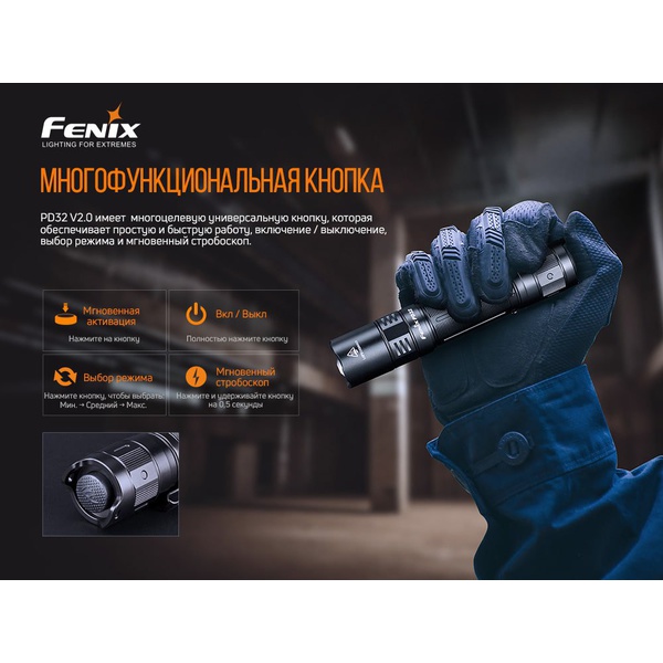 Фонарь Fenix PD32 V2.0