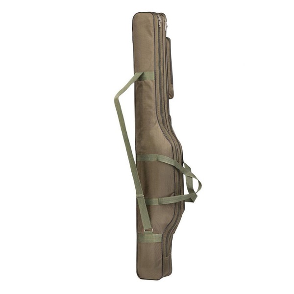 Чехол Nisus N-130-K для спиннинга с катушкой хаки, 130 см