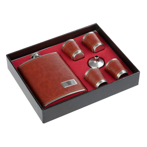 Набор Helios HS-N-А07 (фляжка + 4 стопки)