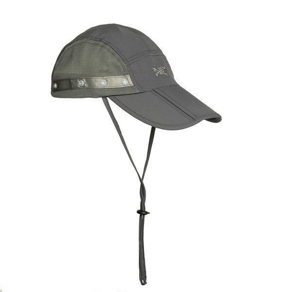 Бейсболка с защитой шеи и лица Helios серый