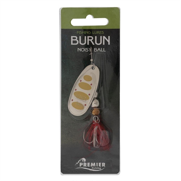 Блесна вращающаяся Premier Fishing Burun Noisy Ball C2 №1 /5 гр